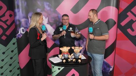 Gary Anderson steht nach dem Sieg über Michael van Gerwen im Viertelfinale der Darts-WM und spricht über das Legenden-Duell und seinen nächsten Gegner.