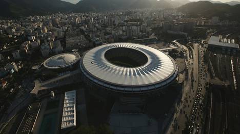 Das Maracana-Stadion in Rio de Janeiro
