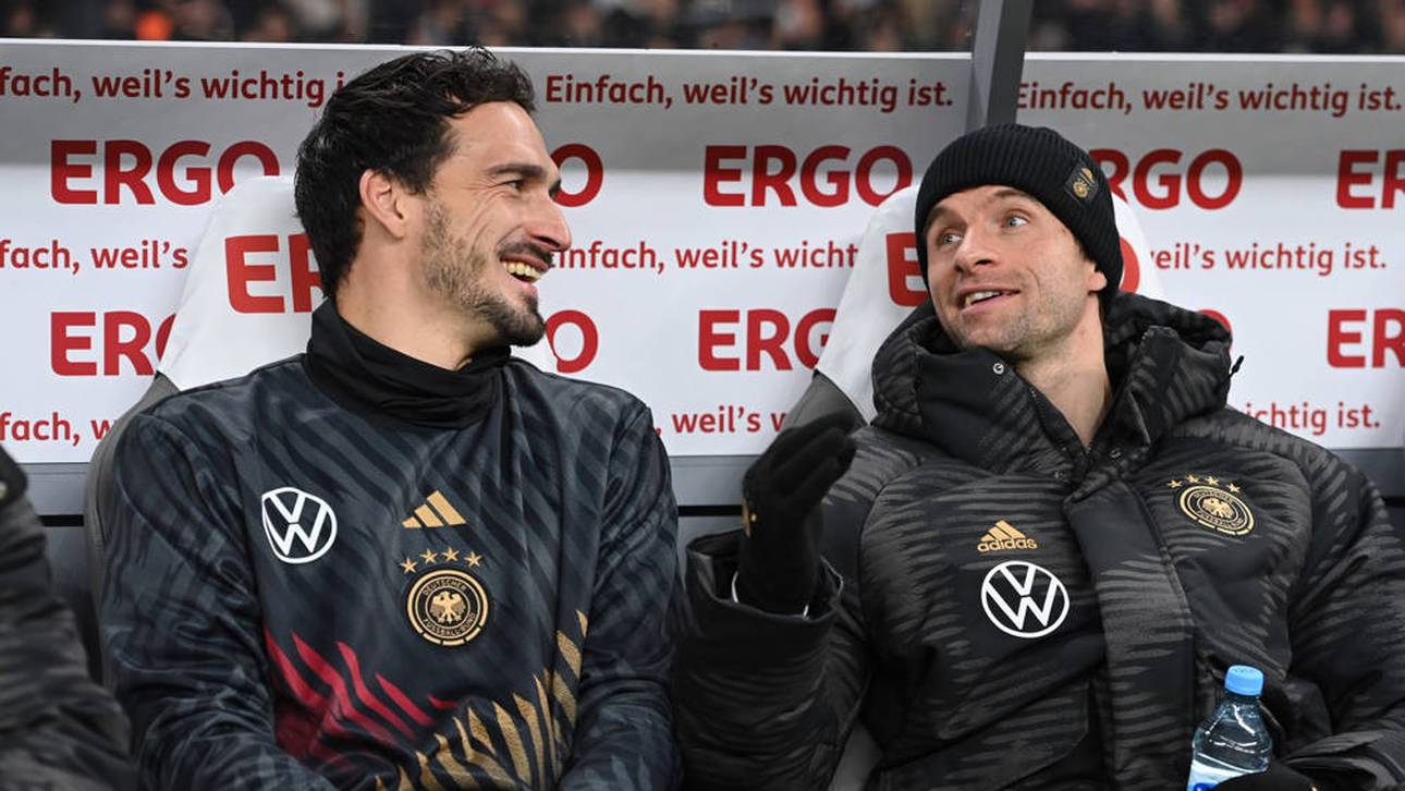 Mats Hummels und Thomas Müller bei der Nationalmannschaft