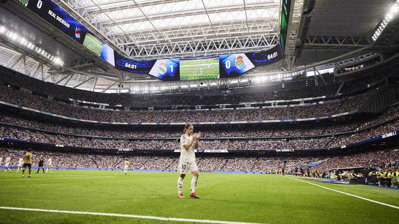 Luka Modric absolvierte sein letztes Spiel für Real Madrid