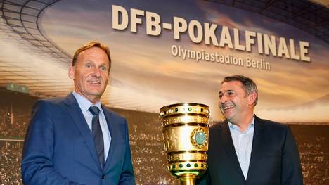 Treffen sich in Berlin: BVB-Geschäftsführer Watzke (l.) und Wolfsburgs Manager Allofs