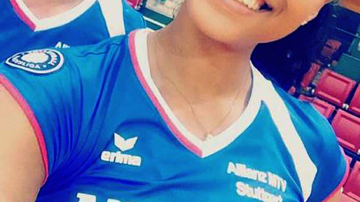 Mittelblockerin Nia Grant (r.) fühlt sich in ihrem neuen Team offenbar bereits wohl. Die US-Amerikanerin kam im Sommer aus Nantes nach Schwerin