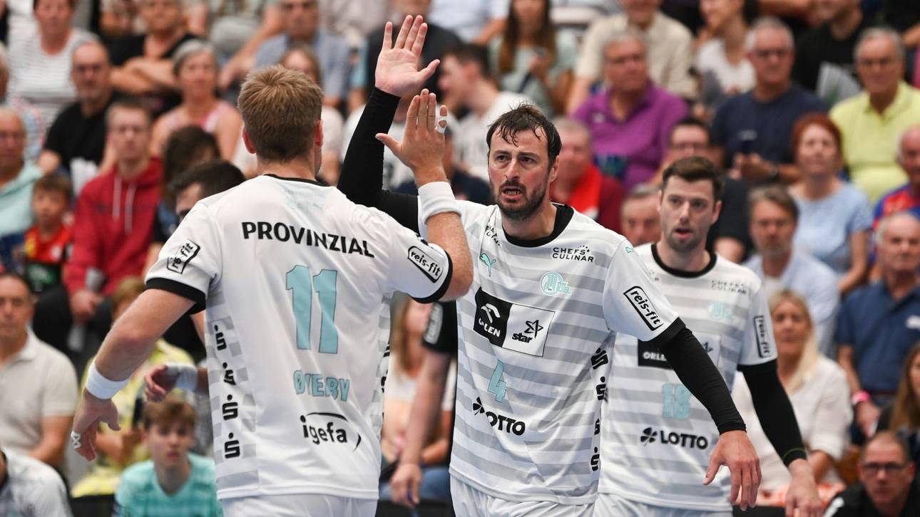 THW Kiel souverän – Löwen retten Punkt