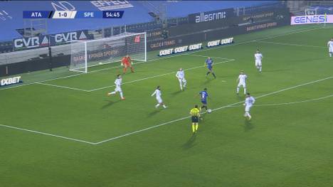 Atalanta Bergamo hält weiter Kurs auf die Champions-League-Plätze: Gegen Aufsteiger Spezia Calcio zaubern Gosens und Co. nach der Pause und sorgen für ein echtes Traumtor.