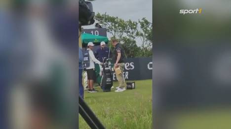 Ein Fan sorgte bei den Scottish Open für eine verrückte Aktion. Er klaute einen Schläger aus Rory McIlroys Tasche.