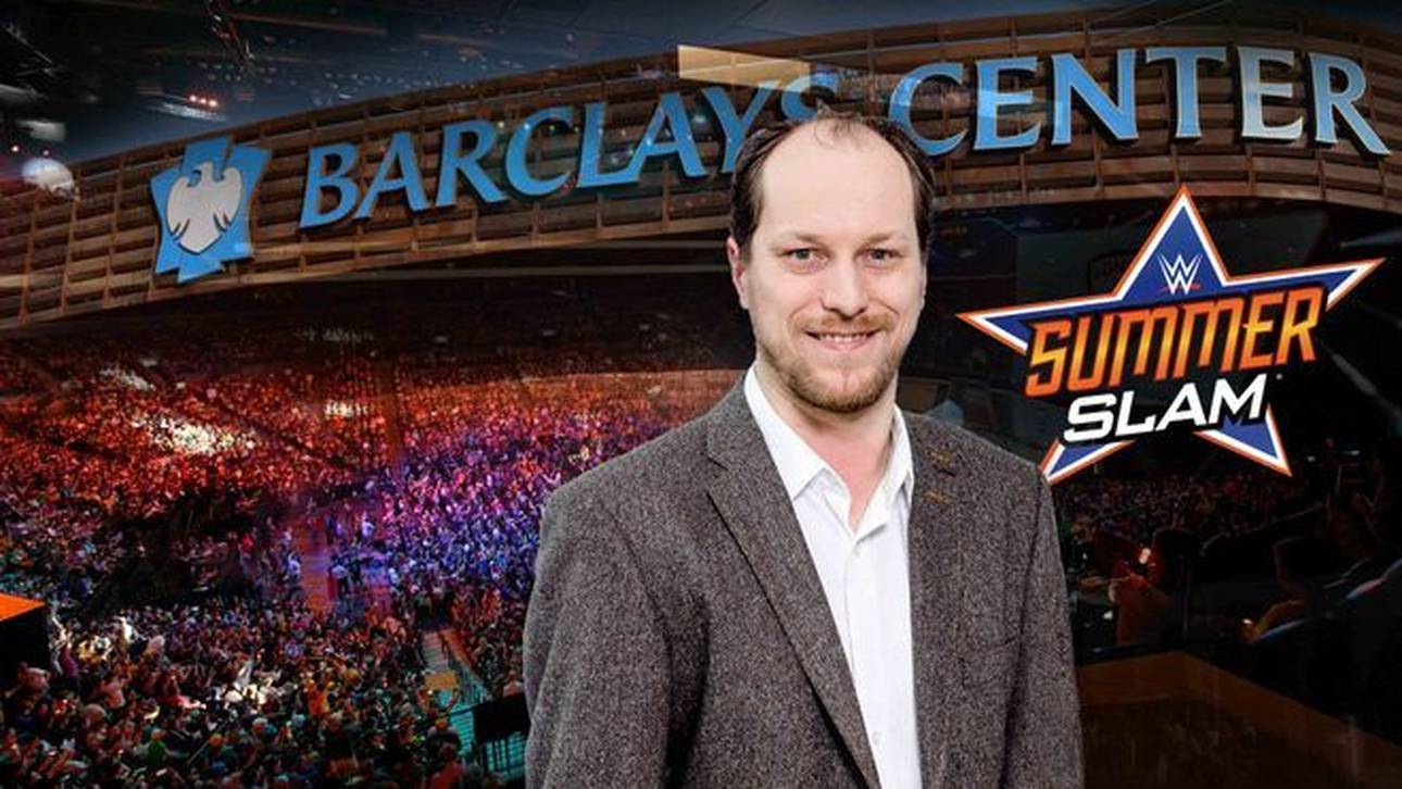 SPORT1-Redakteur Martin Hoffmann war beim WWE SummerSlam 2018 vor Ort