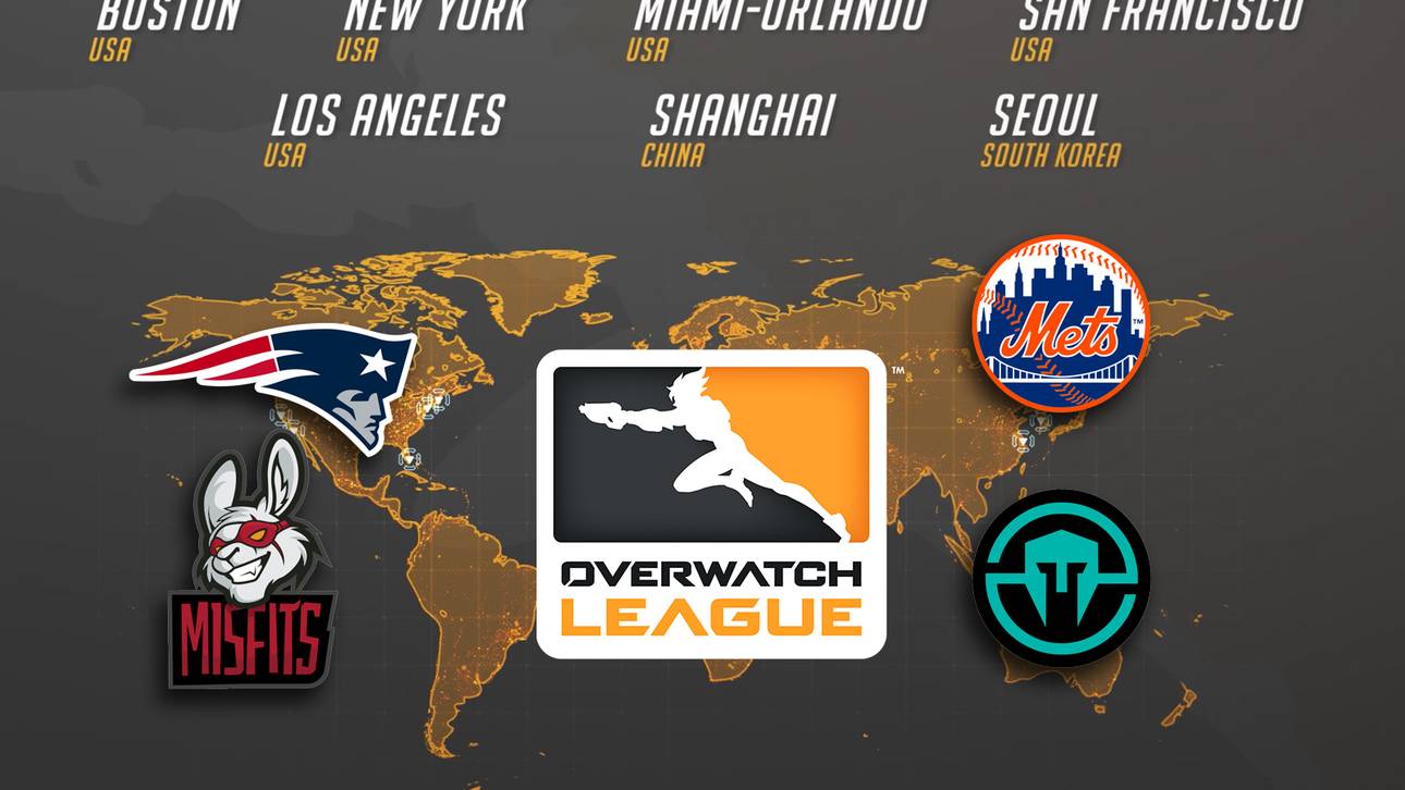 Erste Standorte der Overwatch-Liga
