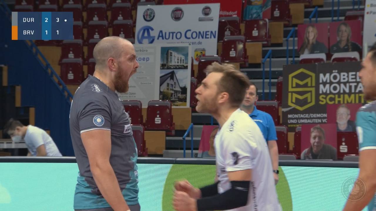Volleyball Bundesliga: Düren feiert dank Aufschlag-Monster Gevert gegen Berlin