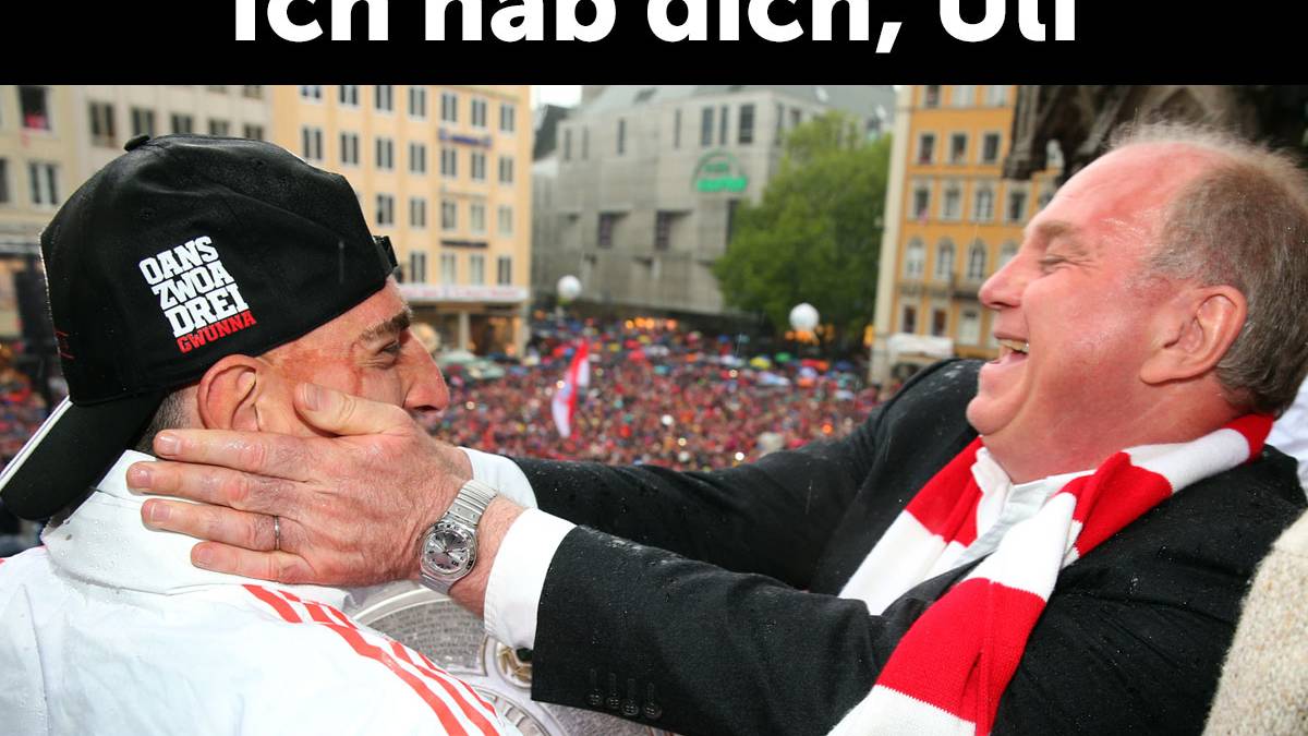 Franck Ribery und Uli Hoeneß