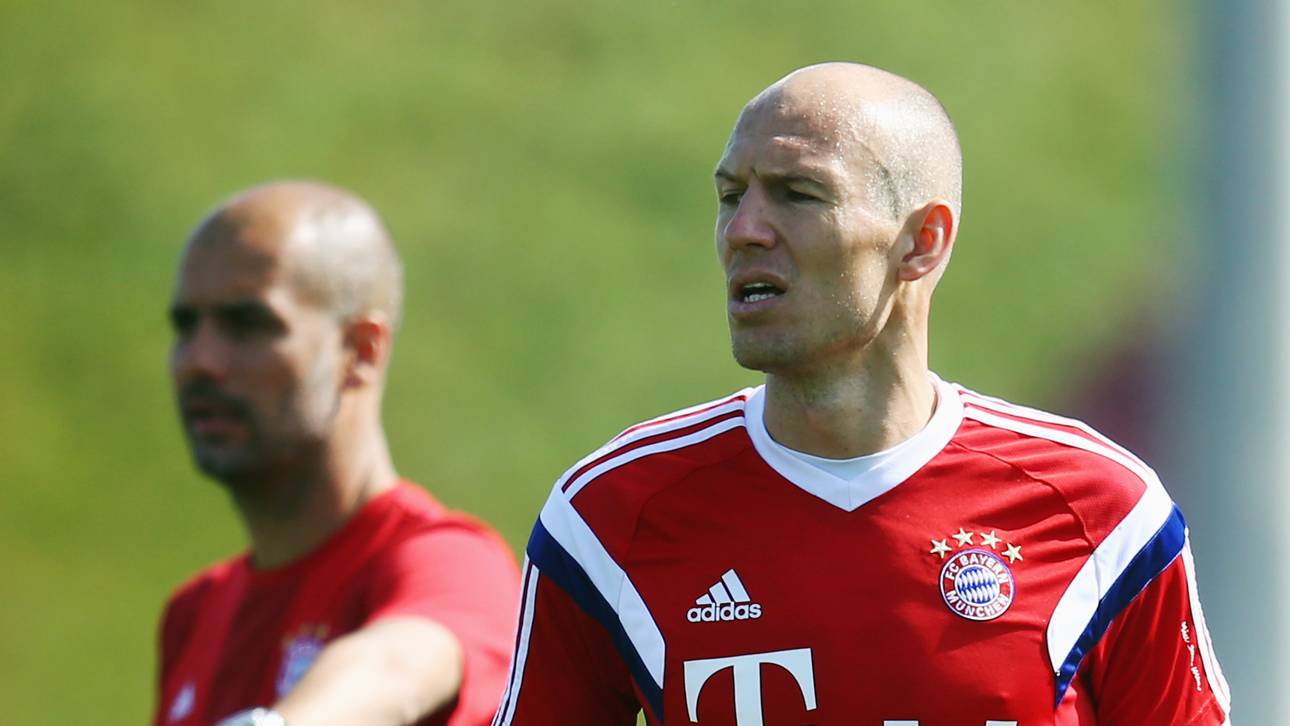 Robben bei Bayern wieder am Ball