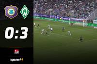 Dank eines Sieges in Aue hat der SV Werder Bremen den direkten Aufstieg wieder in der eigenen Hand. Drei Punkte am letzten Spieltag und die Grün-Weißen sind zurück im Oberhaus. 