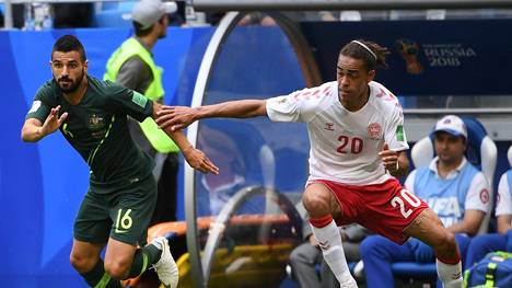 Yussuf Poulsen ist für das Spiel gegen Frankreich gesperrt