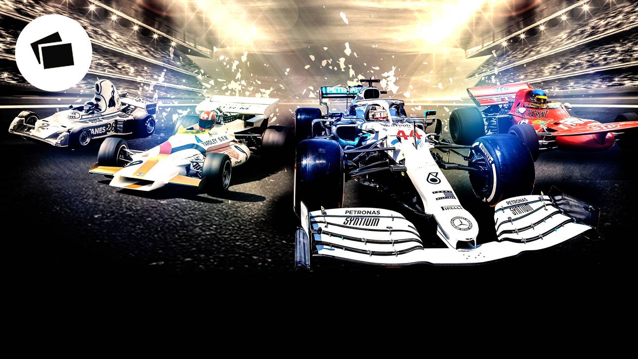 Die F1-Autos im Wandel der Zeit