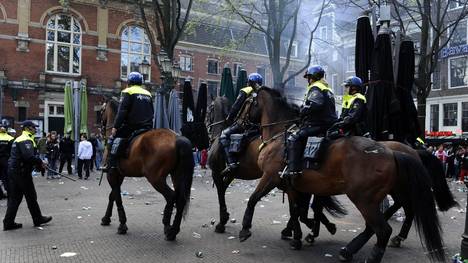 Die Polizei in den Niederlanden streikt