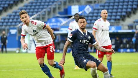 Moritz Heyer (l) schoss das erste Tor gegen Paderborn