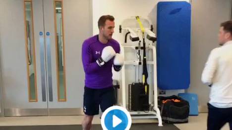 Tottenham-Profi Harry Kane probiert sich als Boxer