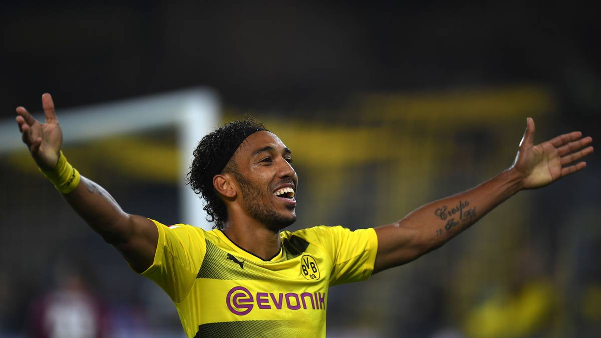 PLATZ 4 - PIERRE-EMERICK AUBAMEYANG: Mit seinem Dreierpack gegen Gladbach setzte sich der BVB-Star an die Spitze der Bundesliga-Torjägerliste. Für jedes seiner acht Saisontore benötigte der Gabuner im Schnitt nur 67 Minuten