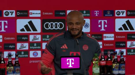 Vor dem Bundesliga-Duell gegen Eintracht Frankfurt kommt es in München zum Schneechaos. Vincent Kompany spricht über die für ihn neuen Erfahrungen mit dem Schnee. 