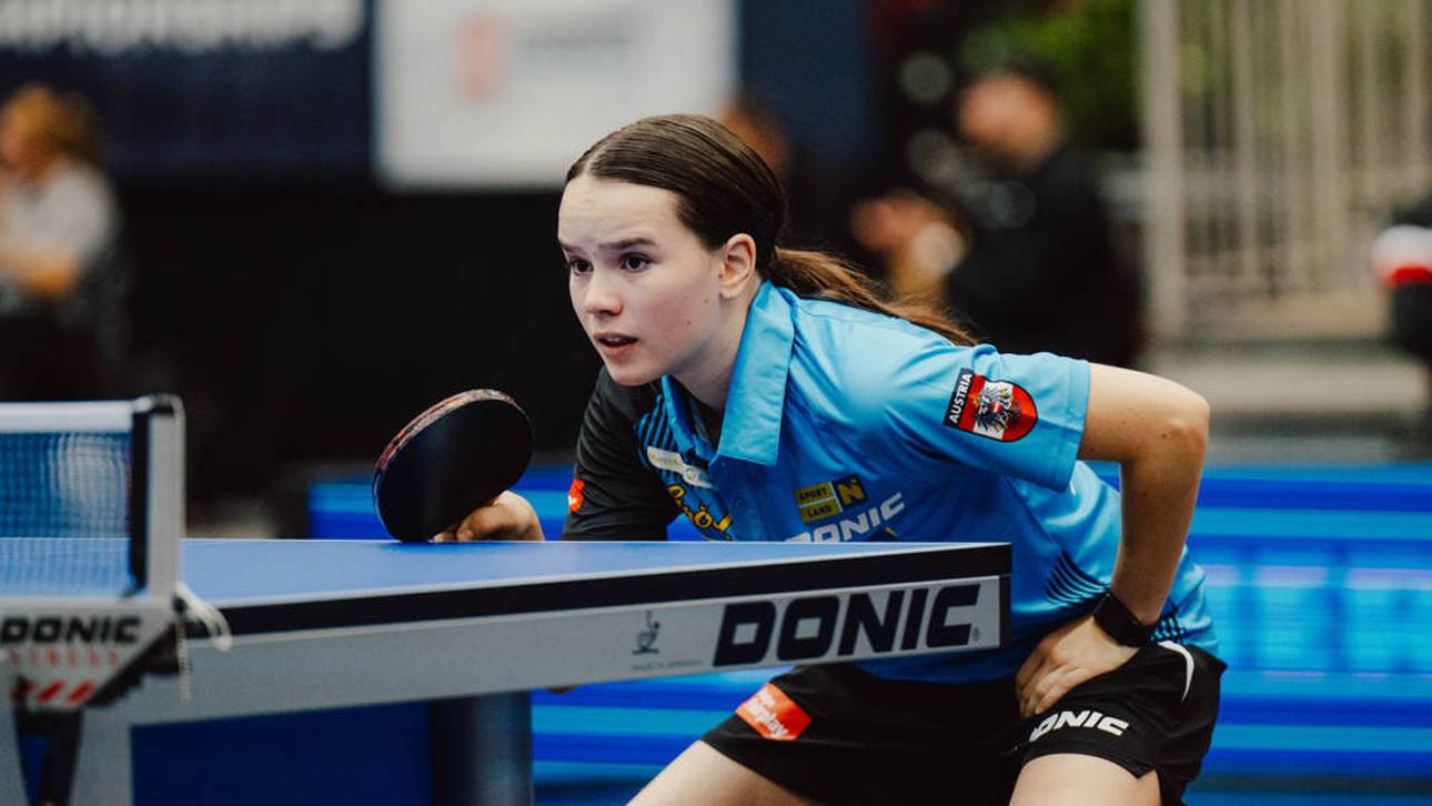 Nina Skerbinz erreicht bei der Tischtennis-EM in Linz die Hauptrunde