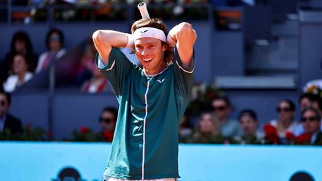 Andrey Rublev siegt in Madrid