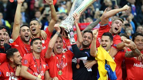 FC Sevilla feiert Triumph