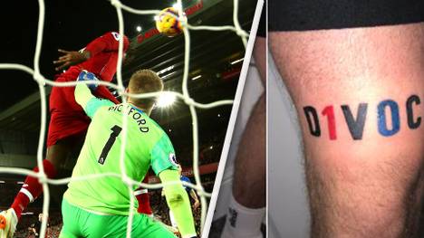 Nach dem Tor von Divock Origi ließ sich ein Fan des FC Liverpool ein Tattoo stechen