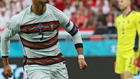 Cristiano Ronaldo erzielt gegen Ungarn einen Doppelpack