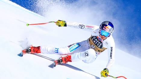 Ester Ledecka gewann die Abfahrt in Crans Montana