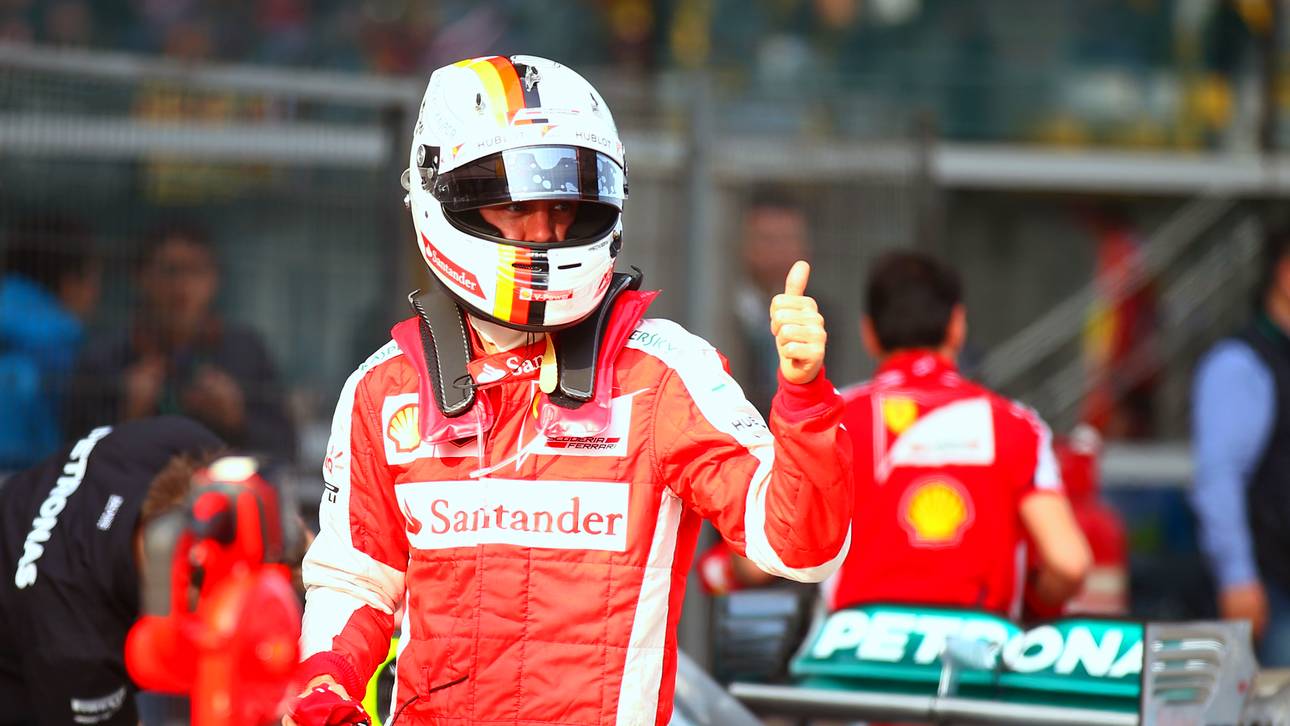 Vettel fühlt sich in Lauerstellung wohl