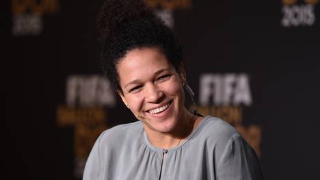 Celia Sasic bei der FIFA Ballon d'Or Gala 2015