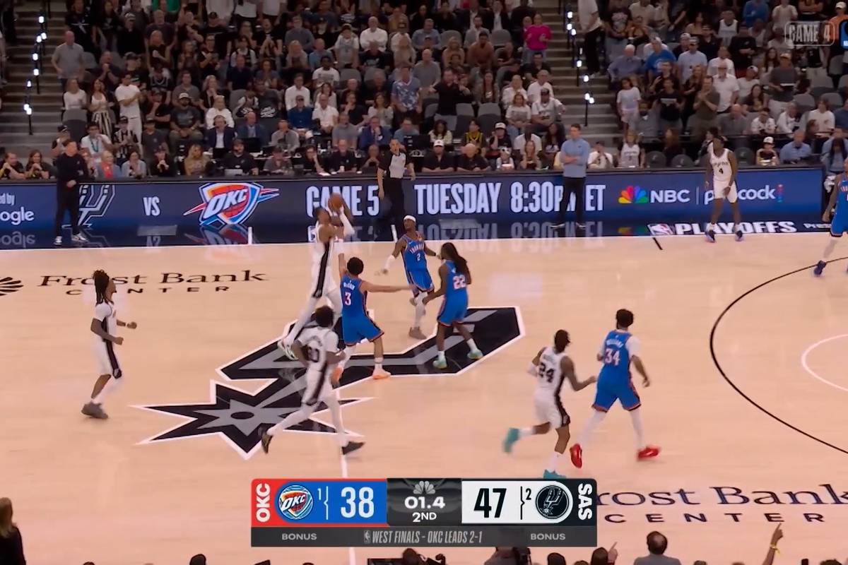 Inklusive Buzzer Beater! Irre Wemby-Show im Video