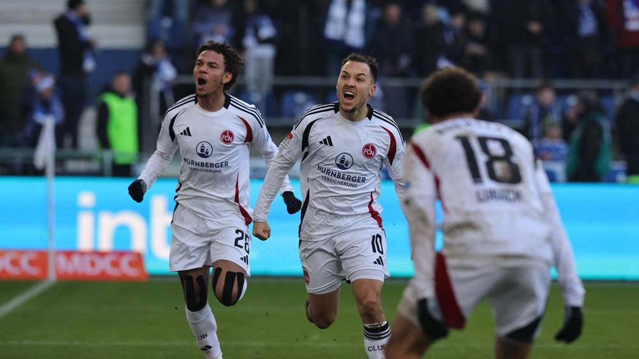 Nürnberg gewinnt spät in Magdeburg