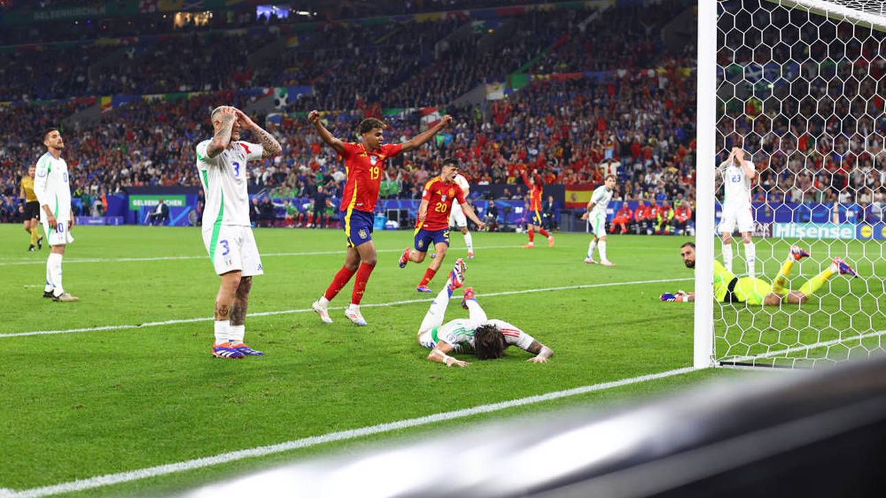 Riccardo Calafiori brachte Italien gegen Spanien mit seinem Eigentor in Rückstand