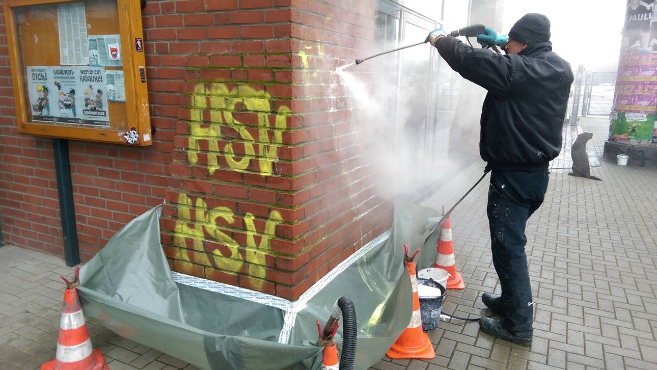 St. Pauli wird Opfer von Farb-Attacke