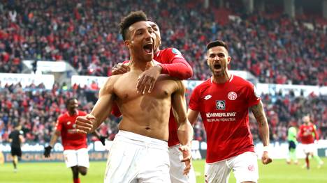 1. FSV Mainz 05 v FC Schalke 04 - Bundesliga: Karim Onisiwo
