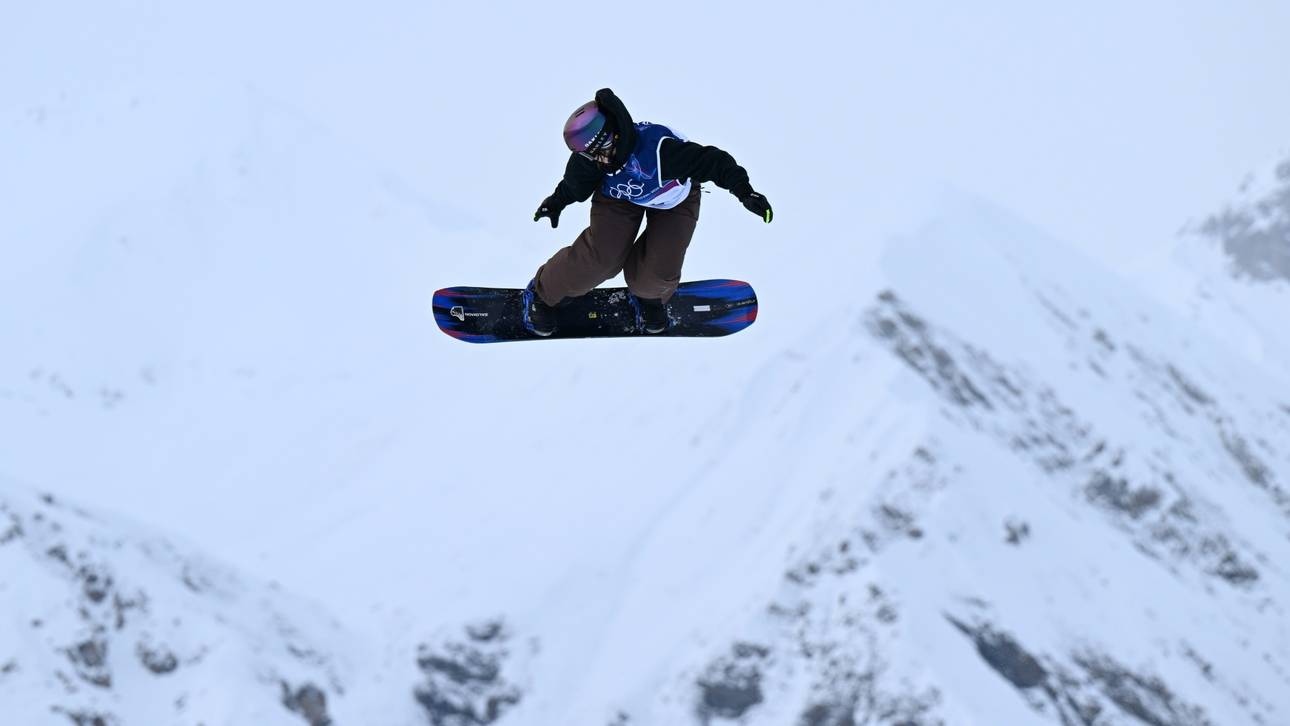 Sprung auf Platz vier: Snowboarderin Annika Morgan 