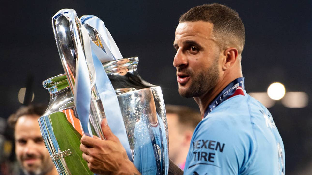 Kyle Walker holte mit Manchester City die Champions League