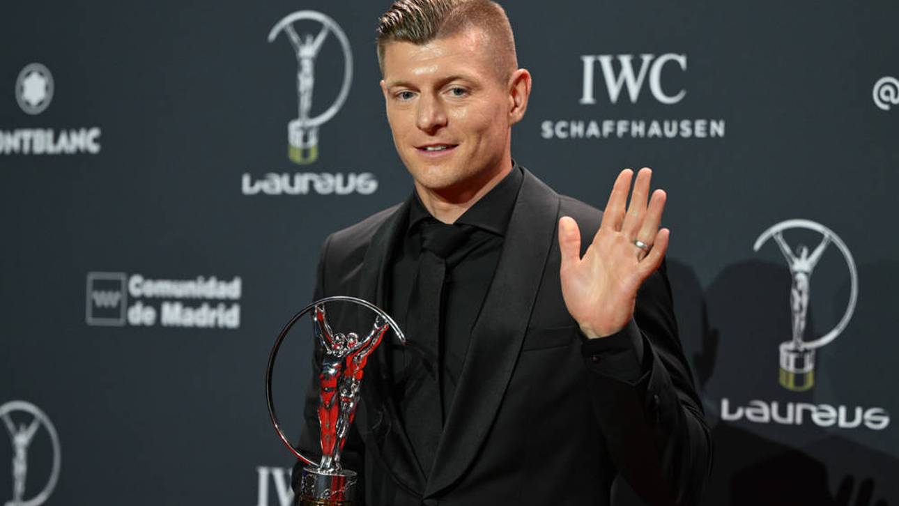 Toni Kroos wurde mit dem Laureus Sporting Inspiration Award ausgezeichnet