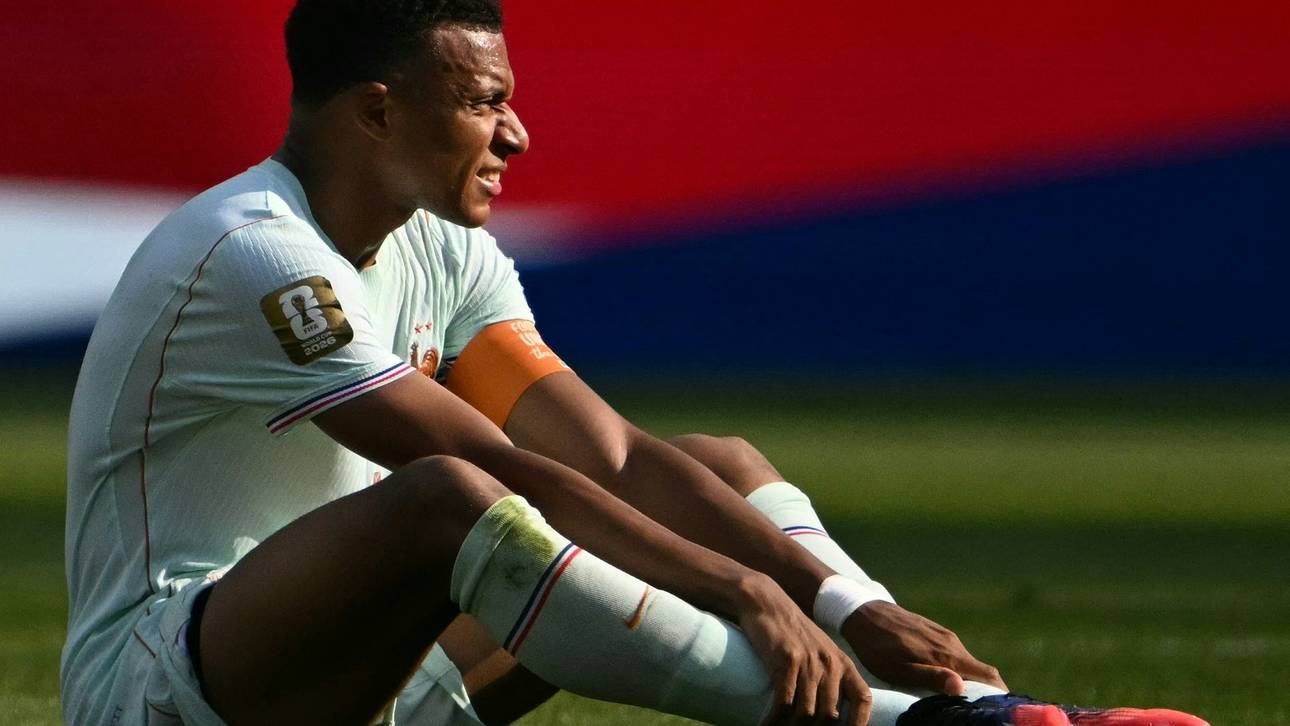 Schlag auf die Ferse, aber: Mbappé „geht es gut“