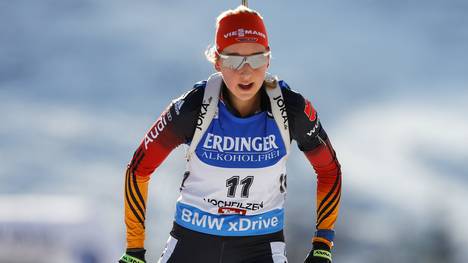 IBU Biathlon World Cup - Men's and Women's Pursuit-Franziska Preuß