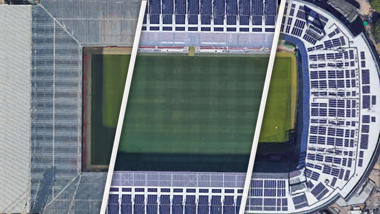 Die Bundesliga-Stadien aus der Luft