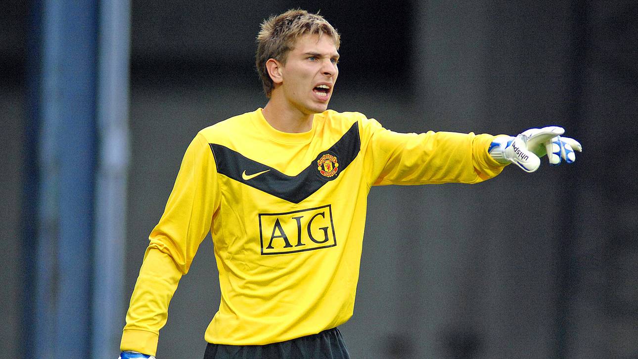 Ron-Robert Zieler im Trikot von Manchester United