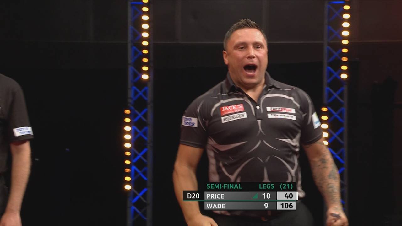 World Series of Darts: Gerwyn Price schlägt James Wade 11:9