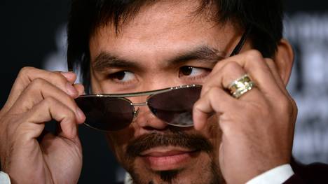 Manny Pacquiao trat im "Kampf des Jahrhunderts" gegen Floyd Mayweather an