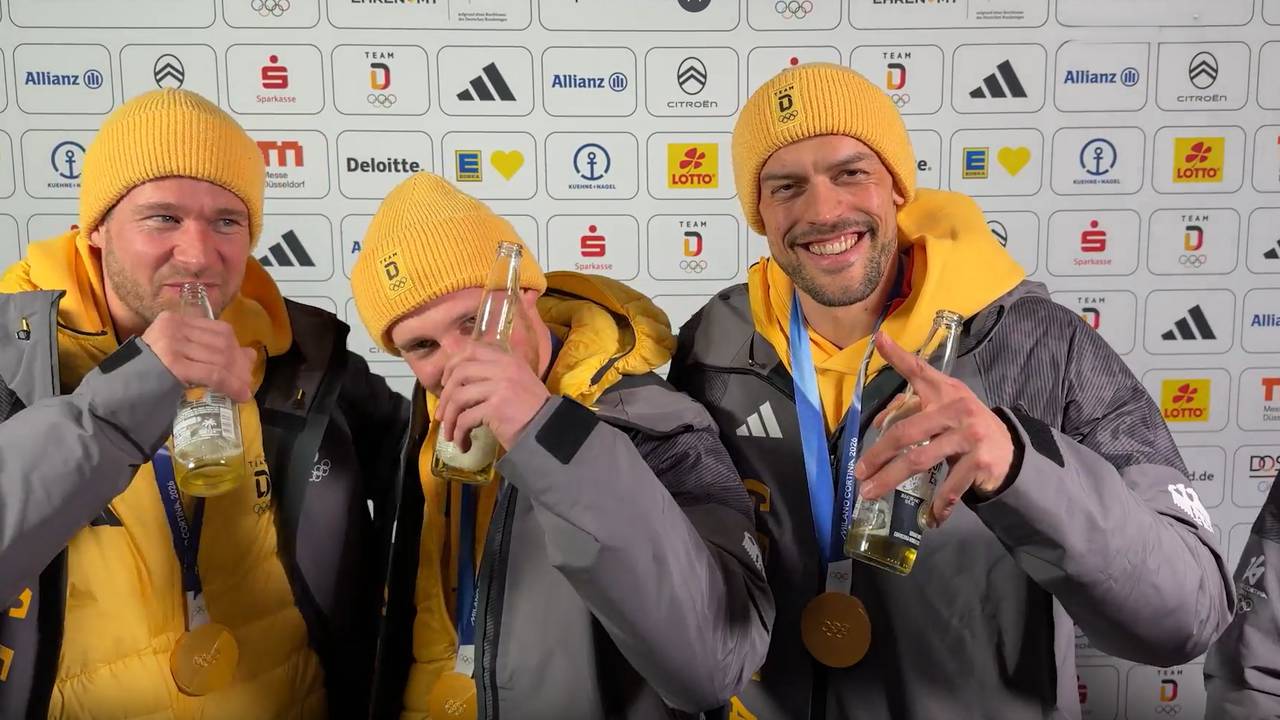 Gold-Helden geben launisches Interview