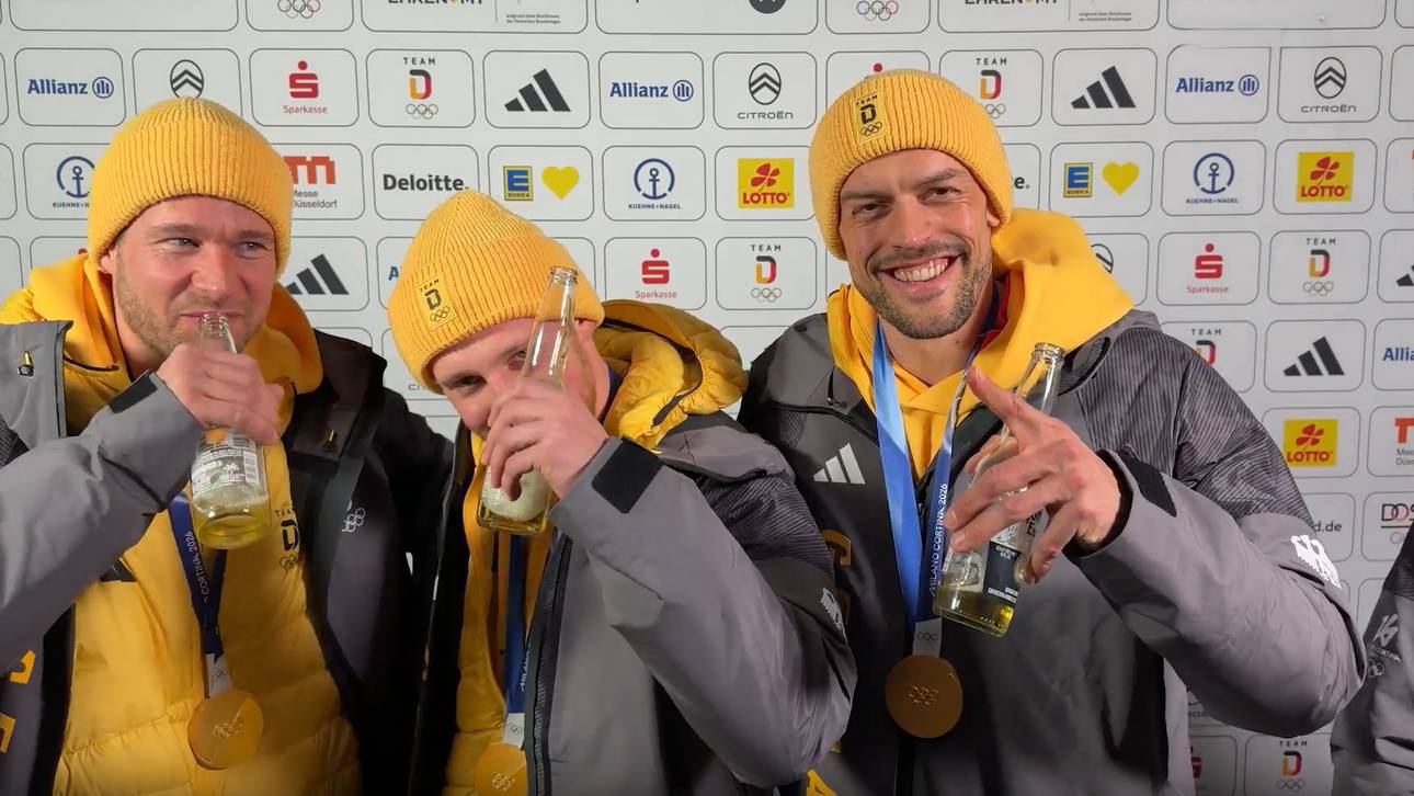 Gold-Helden geben launisches Interview
