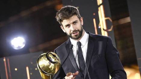 Gerard Piqué wird bei den Globe Soccer Awards ausgezeichnet