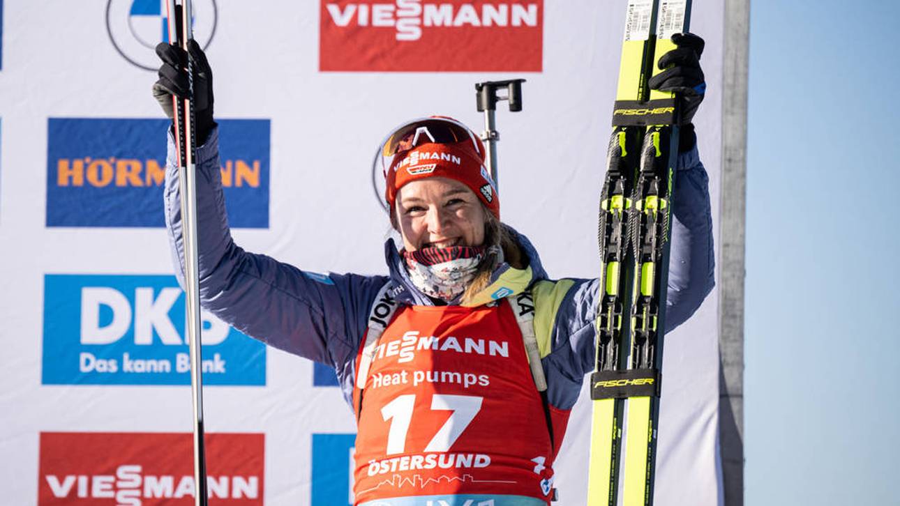 Ex-Biathlon-Star im Babyglück