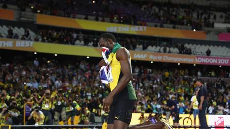 Usain Bolt wurde in seinem letzten 100m-Finale Dritter