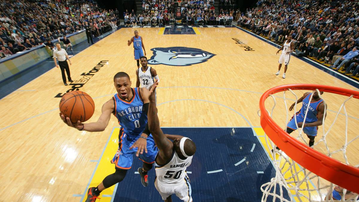 PLATZ 1: Russell Westbrook (Oklahoma City Thunder): 28,0 Punkte im Schnitt